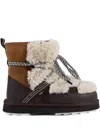 Emu Australia Blurred Teddy-texture Boots In Multi