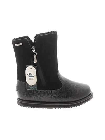 Pre-owned Emu Australia Kids'  Boots In Black
