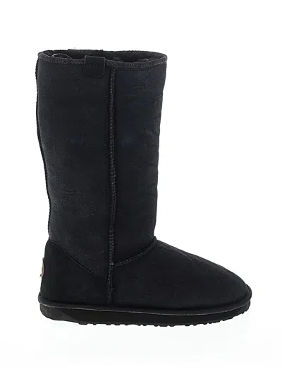 Pre-owned Emu Australia Boots In Black