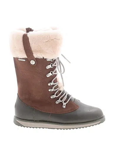 Pre-owned Emu Australia Boots In Brown