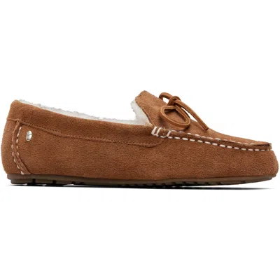 Emu Australia Brown Sandrine Loafers In Multi