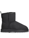 Emu Australia Flat Ankle Boots In Black