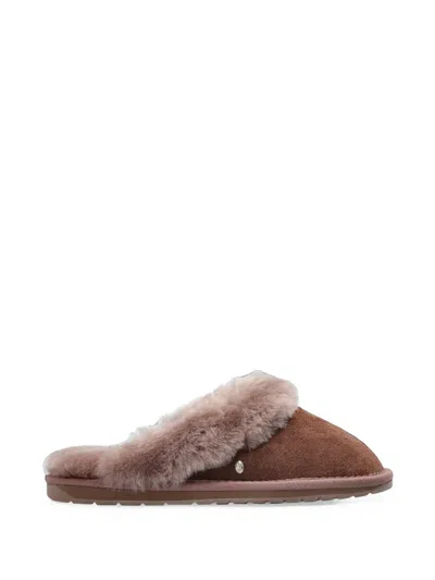 Emu Australia Jolie Shearling Slides In Brown