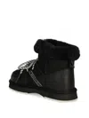 Emu Australia Lace-up Shearling Boots In Black