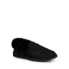 Emu Australia Men's Platinum Murray Fold Down Slipper In Black In Black