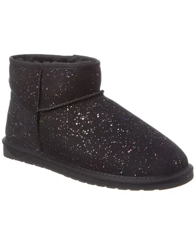 Emu Australia Micro Galaxy Stinger Suede Bootie In Black