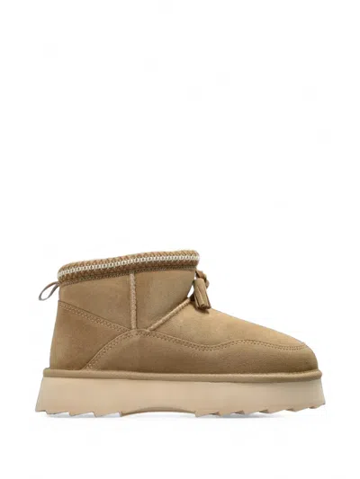 Emu Australia Mim Platform Ankle Boots In Green