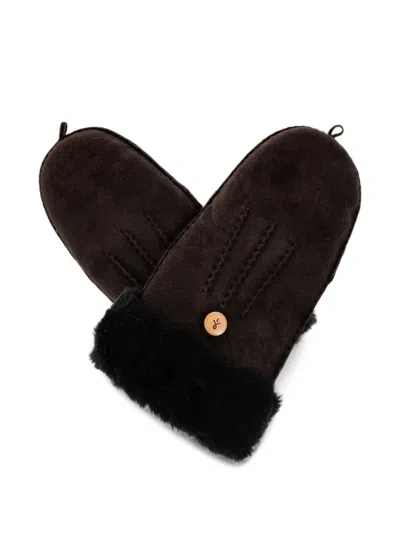 Emu Australia Montana Mitten Sheepskin Mittens In Brown