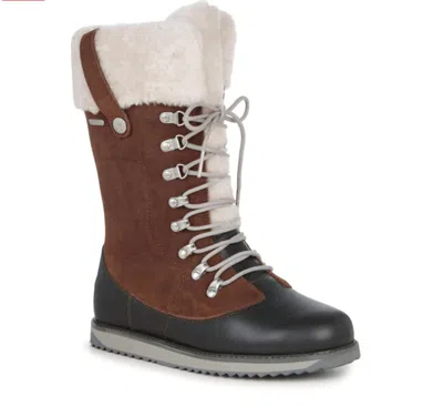 Emu Australia Orica Hi Waterproof Boots In Oak In Brown