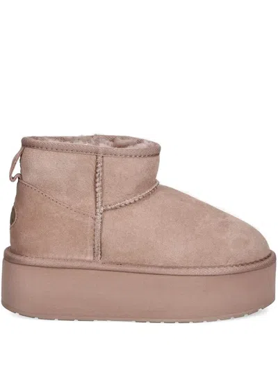 Emu Australia Platform Lined Boots In Neutral