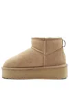Emu Australia 50mm Stinger Micro Flatform Boots In Brown
