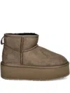 Emu Australia Platform Suede Ankle Boots In Multi