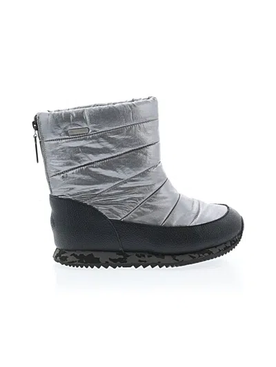 Pre-owned Emu Australia Kids'  Rain Boots In Silver