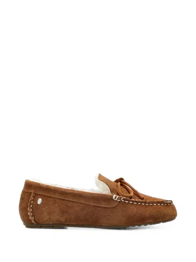 Emu Australia Sandrine Shearling-lined Loafers In Brown