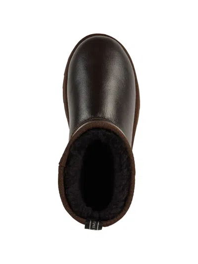 Emu Australia Sharky Mini Town Flatform Boots In Brown