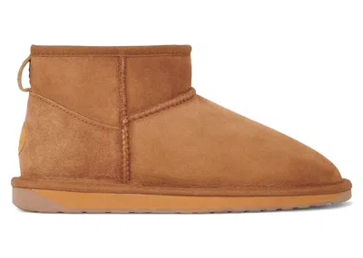 Pre-owned Emu Australia Stinger Micro Boot (women's) Sneakers In Chestnut In Brown