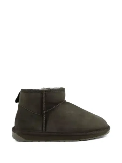 Emu Australia Stinger Micro Shearling-lined Ankle Boots In Green