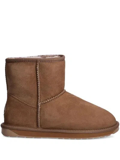 Emu Australia Stinger Mini Suede Boots In Brown