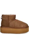Emu Australia Stinger Platform Suede Boots In Brown