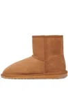 Emu Australia Suede Lined Ankle Boots In Brown