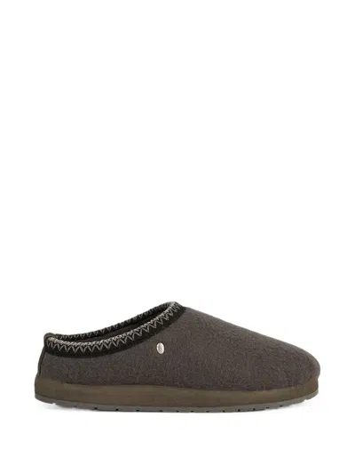 Emu Australia Tay Felt Comfort Embroidered-trim Slippers In Multi