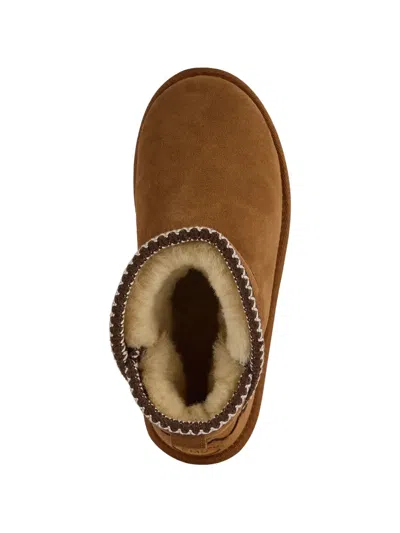 Emu Australia Whipstitch-trim Boots In Brown