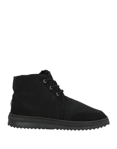 Emu Australia Woman Ankle Boots Black Size 11 Shearling