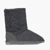 Emu Australia Women Bartle Cozy Knit Boot In Dark Grey In Grey
