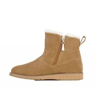 Emu Australia Women's Beach Mini Boot In Chestnut/chataigne In Animal Print