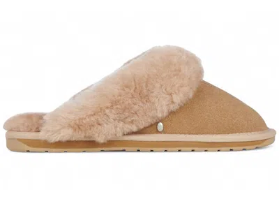 Pre-owned Emu Australia Women's  Jolie Slipper Sneakers In Camel In Brown