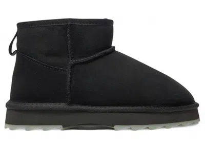 Pre-owned Emu Australia Women's  Sharky Micro Boot Sneakers In Black