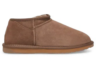 Pre-owned Emu Australia Women's  Stinger Compact Boot Sneakers In Mushroom In Brown