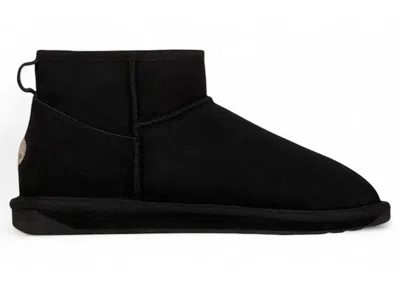 Pre-owned Emu Australia Women's  Stinger Micro Boot Sneakers In Black