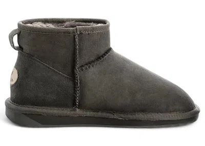 Pre-owned Emu Australia Women's  Stinger Micro Boot Sneakers In Charocal