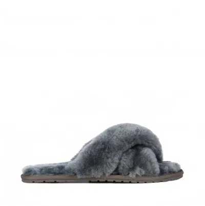 Emu Australia Women's Mayberry Anthracite Slippers In Charcoal In Gray