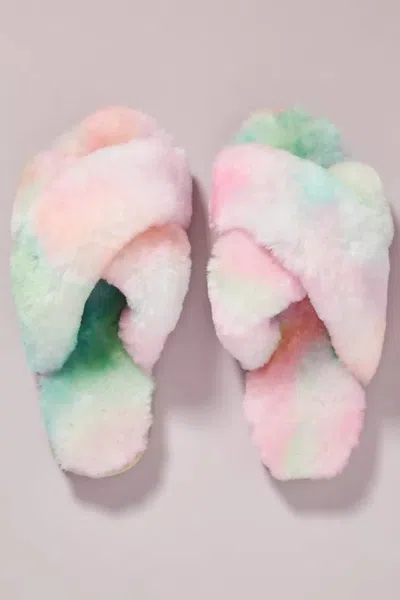 Emu Australia Women's Mayberry Tie Dye Slipper In Fairy Floss In Multi