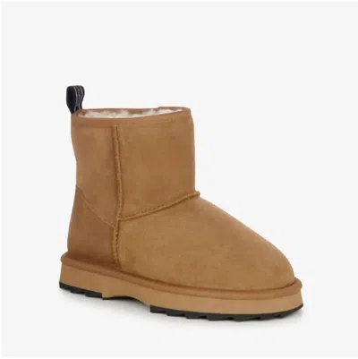 Emu Australia Women's Shark Mini Boot In Chestnut In Pink