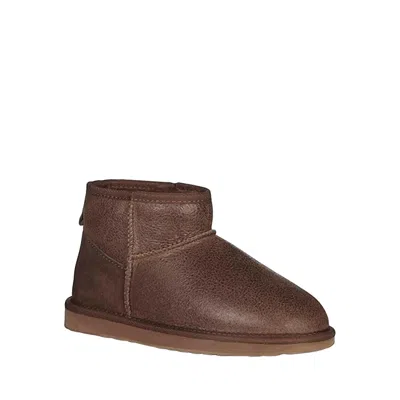 Emu Australia Women's Stinger Micro Aviator Boots In Dark Brown