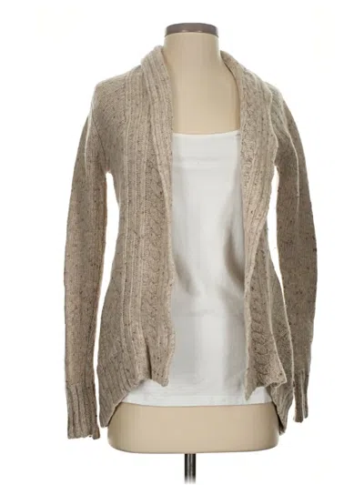 Pre-owned Emu Australia Wool Cardigan Sweater In Tan
