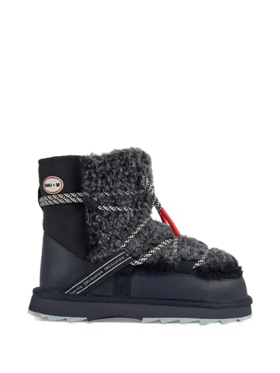 Emu Australia X We Norwegians Blurred Teddy Snow Boots In Black