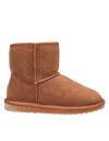 Emu Chestnut Suede Stinger Mini Ankle Boot In Brown