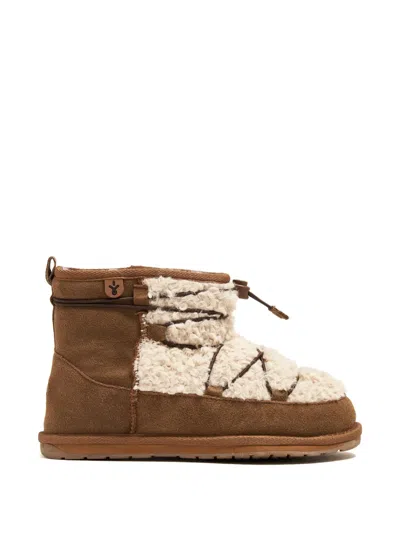 Emu Kids' Mauboy Fur-toggle Boots In Brown