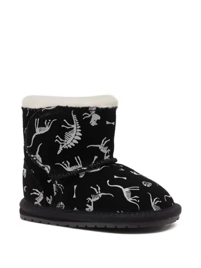 Emu Kids' Toddle Dinosaur-print Boots In Multi