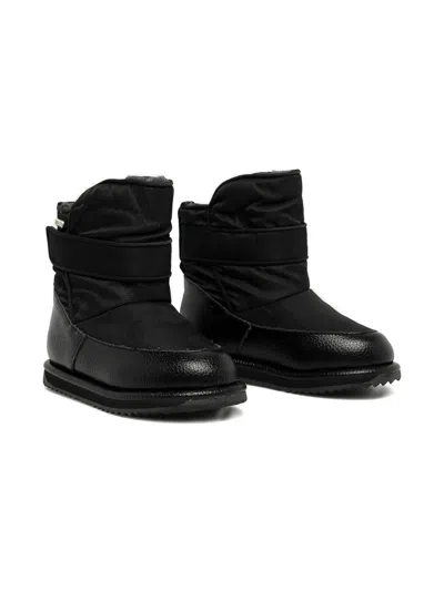 Emu Kids' Touch-strap Ankle Boots In Black