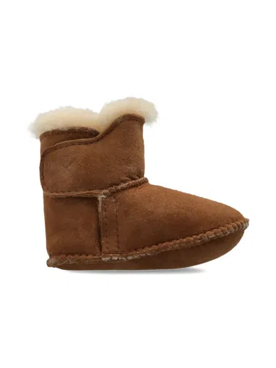 Emu Babies' Touch-strap Boots In Brown