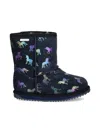 Emu Unicorn-print Boots In Blue