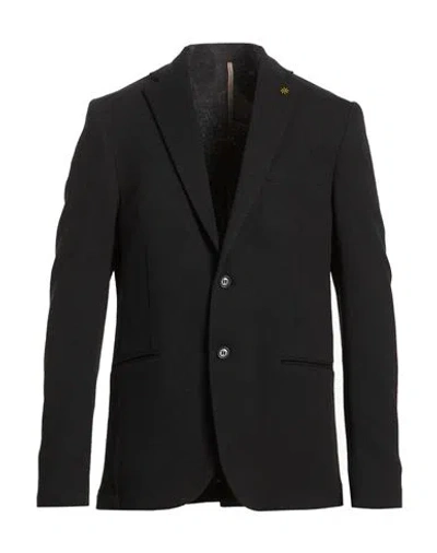 En Avance Man Blazer Black Size 44 Polyester, Viscose, Elastane