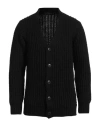 En Avance Man Cardigan Black Size Xl Acrylic, Mohair Wool, Wool