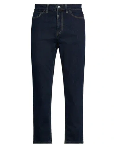 En Avance Man Jeans Blue Size 32 Cotton, Elastane
