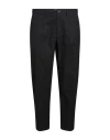 En Avance Man Pants Black Size 36 Polyester, Rayon, Wool, Elastane